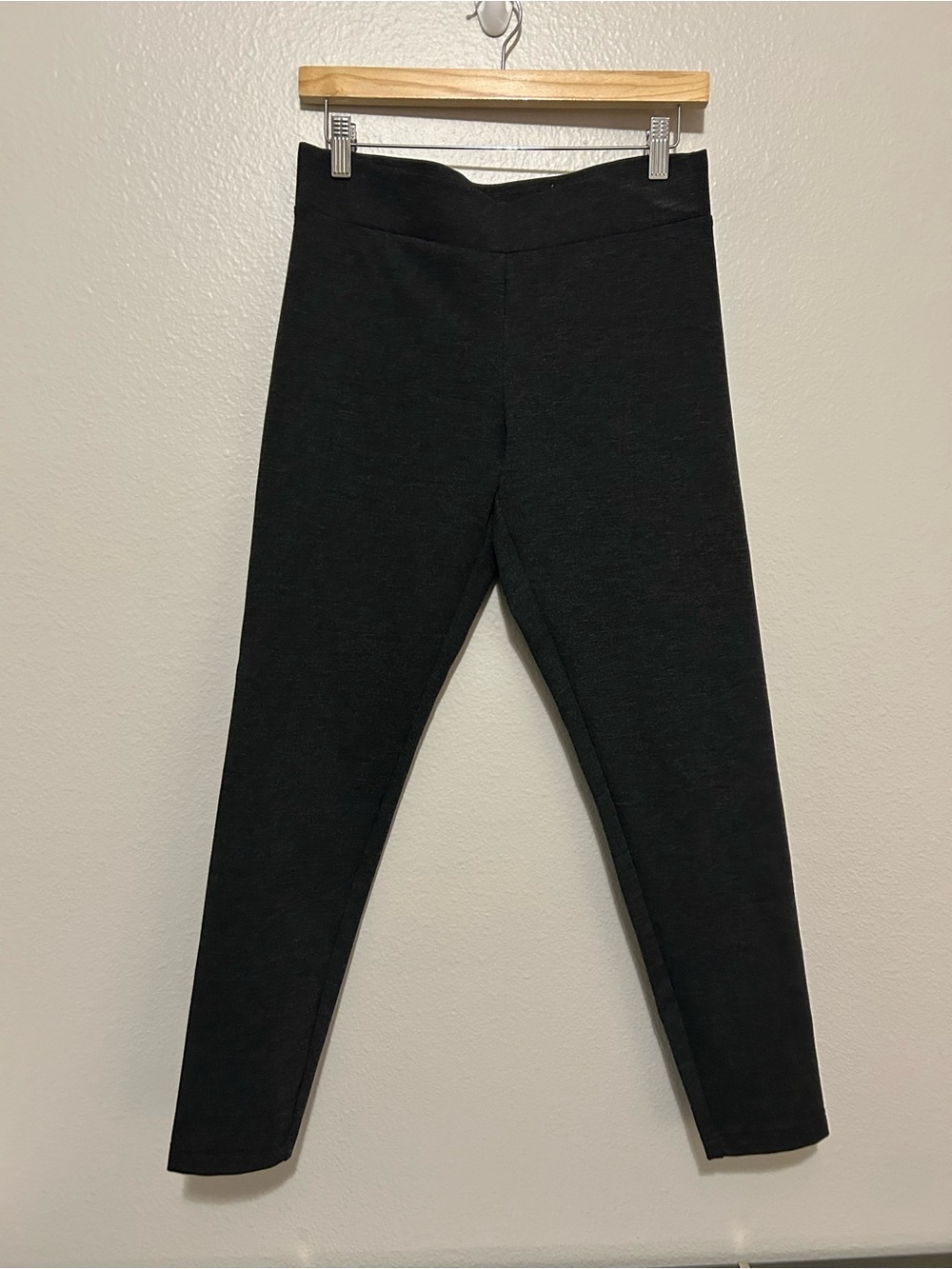 Ann Taylor Charcoal Gray Dress Leggings, Size S